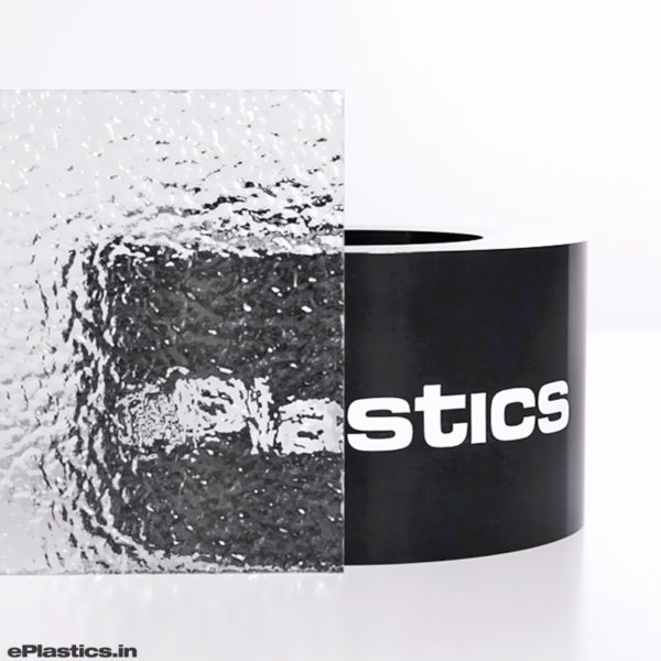 6mm X 48" X72" Clear Pebble Finish Sheet