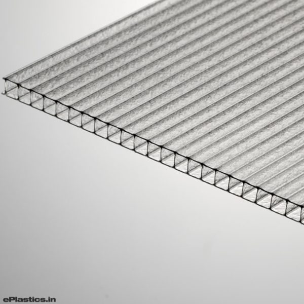 Greenhouse Roofing and Siding 6MM x 48" X 96" Clear Hammered Sheet