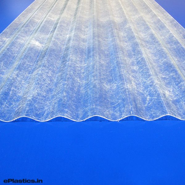 Greenhouse Roofing and Siding 8 oz Clear Corrugated Fiberglass 26" x 96" Sheet