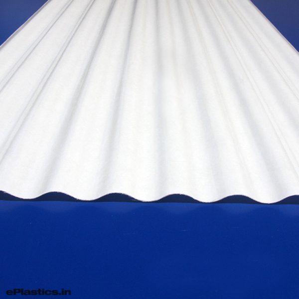 Greenhouse Roofing and Siding 8 oz White Corrugated Fiberglass 26" x 144" Sheet
