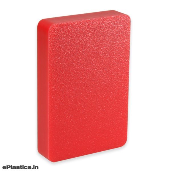 High Density Polyethylene Cutting Board 12mm X 48" X 96" Red HDPE Sheet Textured
