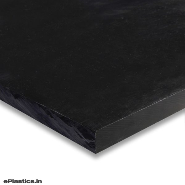 High Density Polyethylene Sheet (HDPE) 38mm X 24" X 48" Black HDPE Sheet